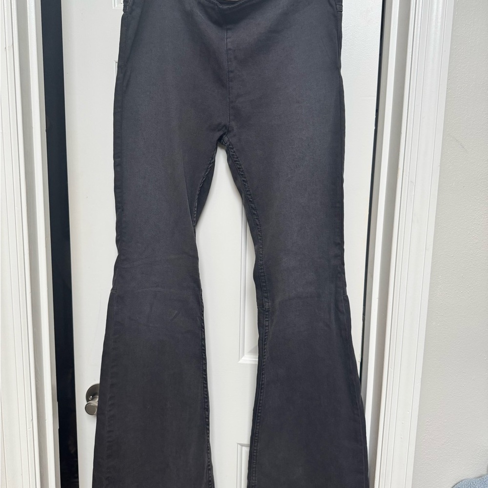 Free People Charcoal Gray Pants